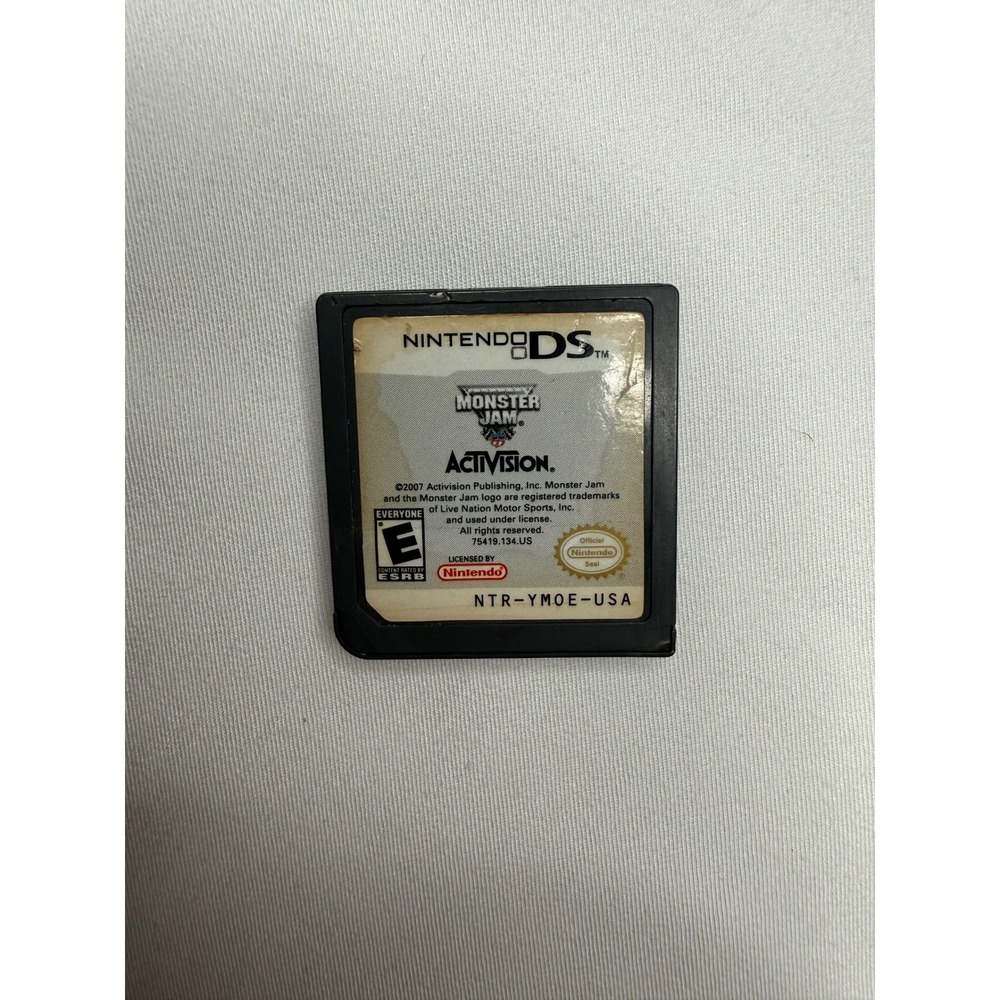 Monster Jam Nintendo DS Game Cartridge